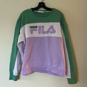 FILA Pullover CREWNECK Sweatshirt unisex